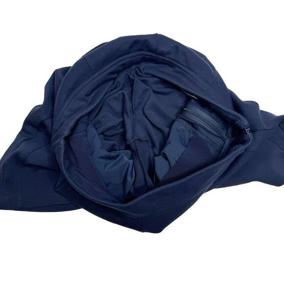 Greg Norman navy blue jersey knit Bermuda golf shorts size M - Picture 8 of 11